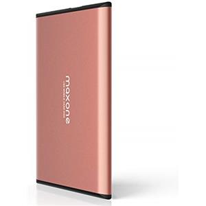 Maxone Hard Disk Esterno 160GB-2,5pollici ultrasottili HDD da USB 3.0 portatili per TV, PC, Mac, MacBook, Chromebook, Wii u, laptop, desktop, Windows (Rose,160GB)
