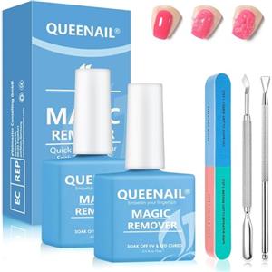 Saleependent 2x15ml Gel Nail Polish Remover,Rimuove Semipermanente Unghie Gel,Nail Polish Remover Professionale,Solvente Per Smalto Per Unghie,Rimuove Facilmente e Rapidamente lo Smalto in 3-5 Minuti
