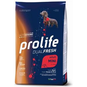 Prolife Mini Manzo e Oca con Riso - Crocchette Nutrigenomic per Cani Adulti di Taglia Piccola - 7 Kg