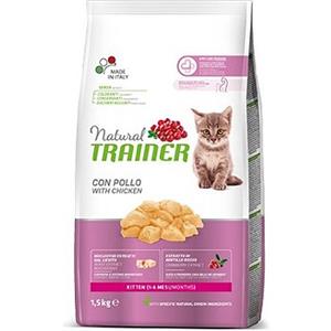 Natural Trainer Kitten con pollo : Formato - 1,5kg.