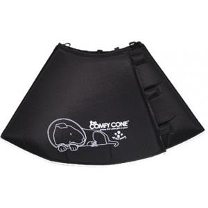 Candioli Comfy Cone - Collare Elisabettiano Morbido e Resistente per Cani e Gatti, Taglia XS con Bordo Catarifrangente