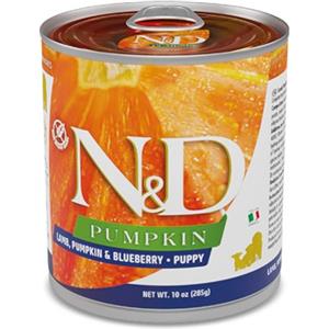 Farmina N&D Pumpkin Puppy - Alimento Umido Completo con Agnello, Zucca e Mirtillo - 285 g