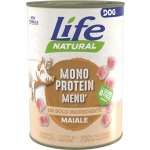 Life Natural Dog Monoprotein (maiale) : Formato - 400gr.