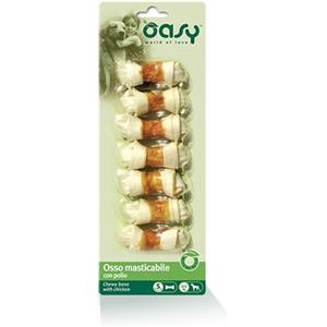 Oasy Snack Masticabile con Pollo per Cani Taglia S - 90 g, Ricco di Proteine e Povero di Grassi