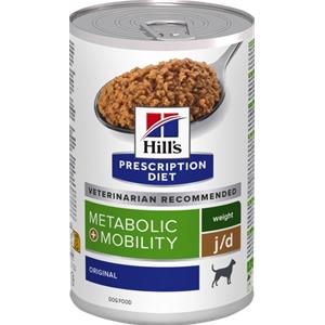Hill's Prescription Diet Metabolic Mobility 370 g - Alimento Umido per Cani per Riduzione del Peso e Supporto Articolare