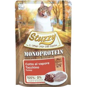 Stuzzy Cat Monoprotein Tacchino 85g - Cibo Umido Grain & Gluten Free per Gatti Adulti
