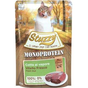 Stuzzy Cat Monoprotein Vitello - Cibo Umido Grain & Gluten Free per Gatti Adulti - 85 gr