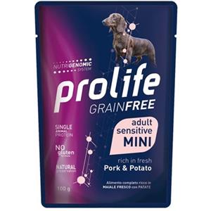 Prolife Grain Free Mini Umido (Maiale e Patate) : Formato - 100gr.