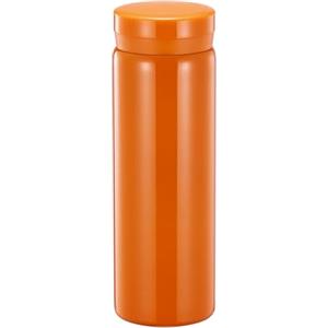 Boenkush Piccola Borraccia Termica - Bottiglia d'Acqua Carina per Bevande Calde e Fredde, Mantiene Caldo per 6 ore e Freddo per 12 ore - Arancione 280 ml