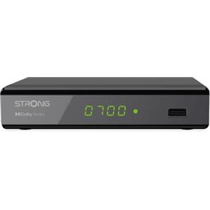 STRONG SRT 8119 Decoder Digitale Terrestre DVB-T2 HDMI con Display per lo switch off e nuovo standard di trasmissione televisiva. HEVC 265 T2. PER MERCATO ITALIA