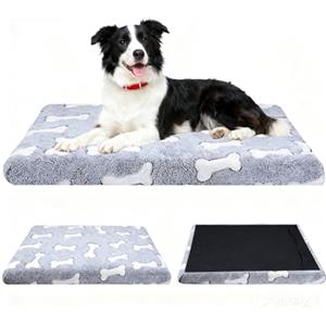 Qoosea Cuscino per Cane Media, Materasso per Cuccia per Animali con Rivestimento Sfoderabile e Lavabile Lettino, Tappetino Letto per Cani e Gatti con e Fondo Antiscivolo- 50 * 75CM