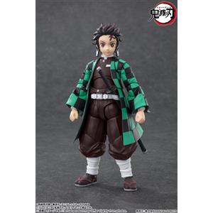 Bandai S.H.Figuarts Tanjiro Kamado - Action Figure 14 cm con Parti Opzionali - Demon Slayer: Kimetsu no Yaiba