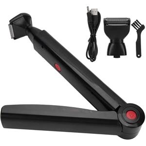 GTFYUDGH 46×4cm 6500 Giri/min Angolo Regolabile 180 Gradi Rasoio Per La Schiena, Rasoio Per La Schiena Rasoio Elettrico, Rasoio Elettrico Per La Schiena Uomo, Depilazione Schiena E Rasoio Per Il Corpo