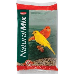 Padovan Naturalmix Canarini 5 kg - Mangime Completo con Miscela di Semi e Cereali Selezionati