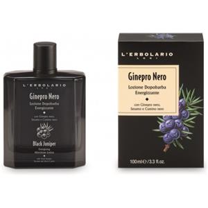 L'ERBOLARIO Ginepro Nero Lozione Dopobarba Energizzante 100 ml - Rinfrescante e Tonificante con Estratto di Ginepro e Cumino Nero