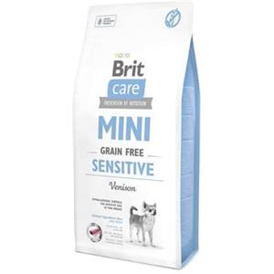 Brit Care Mini Grain Free Sensitive al Cervo - Alimento Ipoallergenico per Cani di Piccola Taglia - 2 kg