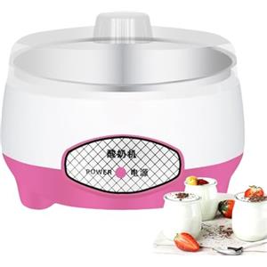 Generico Macchina per Yogurt - Yogurtiera Con Regolazione Temperatura - Elettrica Multifunzione 1.2L Silenziosa per Cucina con Fermenti Latte