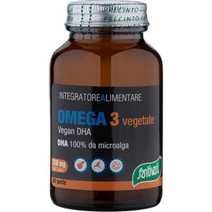 Santiveri Perle Omega 3 Vegetale 33g - Supporto per Visus e Funzione Cerebrale