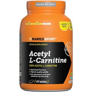 NAMED SPORT Acetil L-Carnitina 60 Capsule - Integratore Energetico per Metabolismo dei Grassi e Maggiore Resistenza