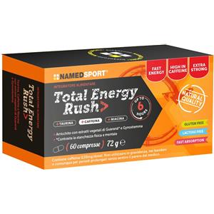 Named Sport Total Energy Rush - Integratore Energetico con Taurina, Caffeina e Niacina, 60 Compresse