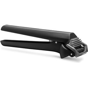 Dreamfarm Garject Lite - Spremiaglio 2-in-1 in Nylon con Sbucciatore e Espulsore di Buccia, Nero