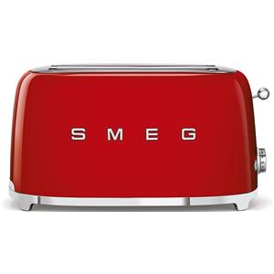 Smeg Tostapane 2x4 fette - rosso
