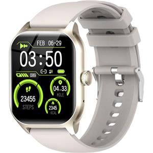 LAOYABB Smartwatch Uomo Donna, 2.01" Intelligente Orologio con Contapassi/Sonno/Cardiofrequenzimetro, Sportivo Fitness Tracker con Effettua o Risposta Chiamate, IP68 Smart Watch per Android iOS