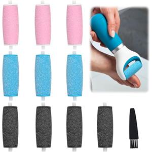 SARAHLOUISEJENKINSLTD 10 Pezzi Rotoli Ricambio Rimozione con Velvet Smooth, compatibili con testine ricambio, Riutilizzabile Rulli Ricambio, Rulli Ricambio Smerigliatrice Elettrica,per Pedicure