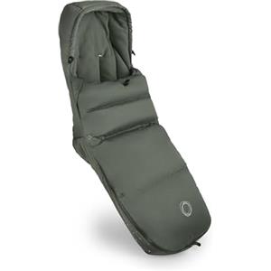 Bugaboo Thermolite Performance Sacco a Pelo da Passeggino o Carrozzina | Inserto Rimovibile, Protezione Scarpe, Cerniere Impermeabili, Imbottitura Calda - Forest Green