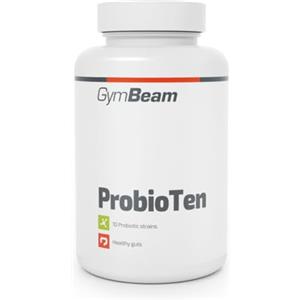 GymBeam ProbioTen - 60 caps, Complesso Probiotico e Prebiotico Arricchito, con 10 Ceppi Probiotici, 10 Miliardi di Fermenti Lattici Vivi per Dose, Fonte di Inulina, Lactobacillus e Bifidobacterium