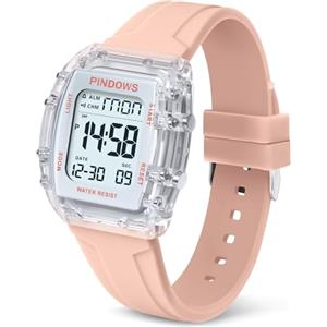 PINIDOUS Donna Orologio per Donna Adolescenti Orologio sportivo Digitale Orologi Studenti Orologi Impermeabili con Allarme Cronometro Conto Alla Rovescia Dual-Time Suoneria Oraria Funzione Alta Luminosità Luce