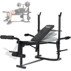 Novonova Panca Multifunzione Pieghevole per Palestra Casa, Panca Regolabile Pesi Inclinata per Allenamento, NV-543