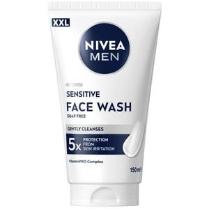 NIVEA MEN Sensitive Face Wash Gel detergente 150 ml