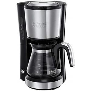 Russell Hobbs Macchina Caffè Americano, Compatta, Filtro Permanente lavabile, Spegnimento automatico, mantenimento in caldo, 5 tazze, 740 ml, 650 W, Compact Home, 24210-56