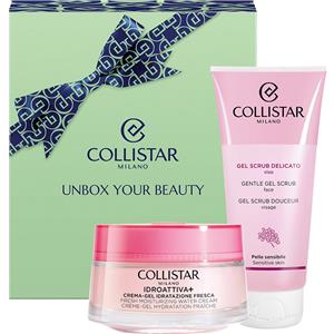 Collistar Idroattiva Crema-Gel Idratazione Fresca con Gel Scrub Delicato - Cofanetto Regalo con Ingredienti Naturali