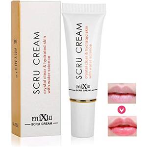 Brrnoo Gel Scrub Esfoliante, 12g Idrata e Rimuove la Pelle Morta, Scrub Esfoliante per Labbra Beauty lip Rimozione Horniness Water Science gel White Professionale Propoli Idratante Cosmetici Guasto Remover