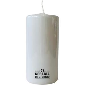 Cereria di Giorgio Candela diametro 7 cm altezza 15 cm - Bianco