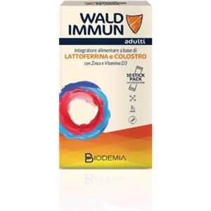 Global Pharmacies Partner Waldimmun Adulti - Integratore con Lattoferrina, Colostro, Zinco e Vitamina D3 in 10 Stick