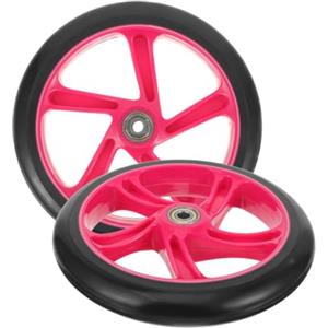 Toyvian Ruote Per Scooter Elettrici Alta Elasticità 175mm Pu Antiscivolo Per Skateboard Monopattino Sostituzione Ruota Carichi Pesanti Uso Esterno