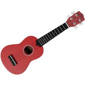 EKO UKULELE PRIMO RED SOPRANO SERIE STUDENT COSTRUITO IN LINDEN DI COLORE ROSSO