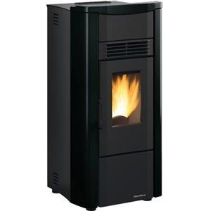 LA NORDICA STUFA PELLET GIUSY PLUS EVO 2.0 EXTRAFLAME NERO KW 7,5 CANALIZZATA MM 498X504 H.MM 1022