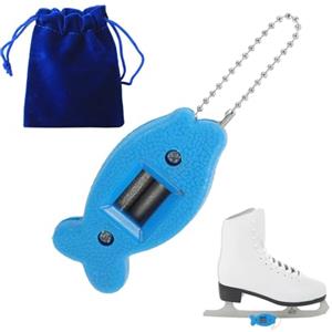 Tokaneit Mola per Afilare i Pattini da Ghiaccio Portatile con Borsa,Affilatore Manuale per Pattini