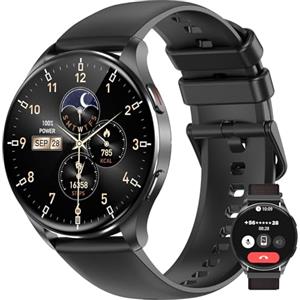 Baolubao Orologio smartwatch Uomo Donna (Rispondere/Fare Chiamate) ，1.43" Schermo HD AMOLED, 24H Sonno Cardiofrequenzimetro, IP68 Impermeabilecon 130+ Modalità Sportive smart watch per Android IOS