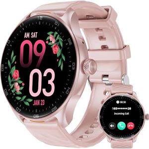 OUKITEL Smartwatch Donna Uomo, 1.39" Orologio Smartwatch con Effettua/Risposta Chiamate, 100+Modalità Sportive Impermeabile IP68, Smart Watch con Monitoraggio del Sonno/SpO2/Contapassi per IOS/Android