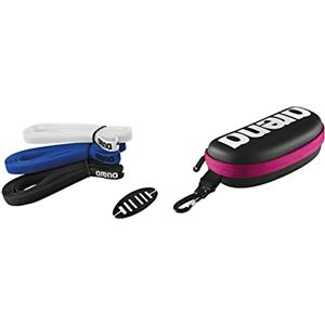 ARENA Cobra Series Accessori di Ricambio per Occhiali da Nuoto, Unisex, per Adulti & Astuccio per Occhialini da Nuoto, Custodia Occhialini, Astuccio Rigido, Goggle Case, Colore Nero