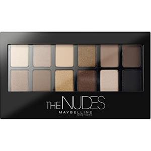 Maybelline Palette di ombretti Maybelline New York The Nudes, 12 colori in una palette di ombretti, molte combinazioni per il look nude alla moda