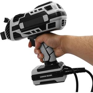 JJsdwin Saldatrice laser con spazzola per saldatura, saldatrice manuale per riparazione auto e ringhiere, diametro filo di saldatura 2,5-3,2 mm, grigio