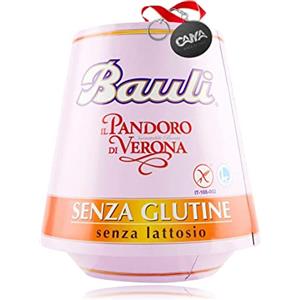 CAIYA Bauli il Pandoro di Verona Classico Senza Glutine e Senza Lattosio (Lactose & Gluten Free) 500g con Portachiavi CAIYA®