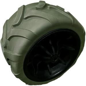 Ronyme Ruota per Carrello da Spiaggia da Campeggio Antiforatura Girevole con Alta Portata E Ottima Elasticità Adatto per Sabbia Terreni Difficili E Giardinag, Grigio Blu