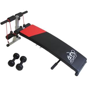 FFitness Panca Inclinata per Flessioni e Sit Up: Panca Regolabile per Flessioni su Panca e Sit Up su Panca Inclinata - Allenamento Completo per Addominali e Glutei